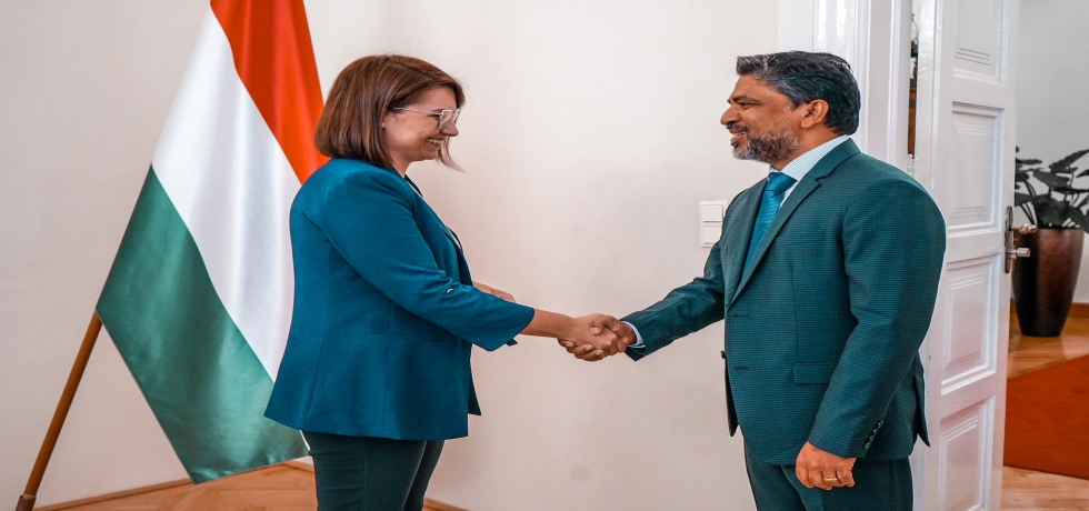 H.E. Ambassador Partha Satpathy met Ms. Boglarka Illes, State Secretary for Bilateral Relations Development, Ministry of Foreign Affairs on  Tuesday, 13  August 2024 and discussed bilateral relations